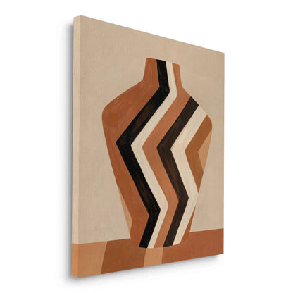 Terra Zig-Zag Vass - Canvas