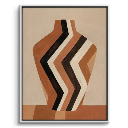 Terra Zig-Zag Vass - Canvas