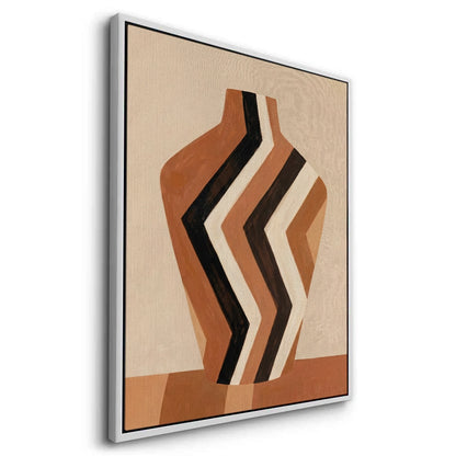 Terra Zig-Zag Vass - Canvas