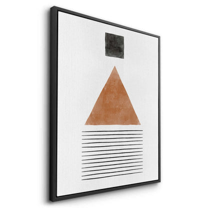 Terracotta Abstract Geometry - Canvas