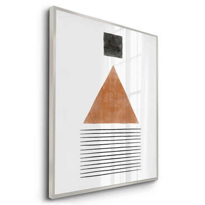 Terracotta Abstract Geometry - Fine Art