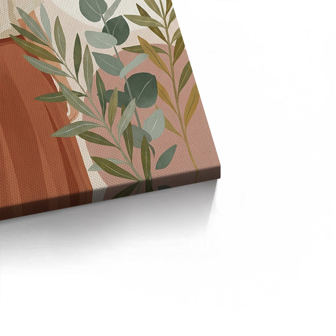 2Terracotta Garden Girl - Canvas