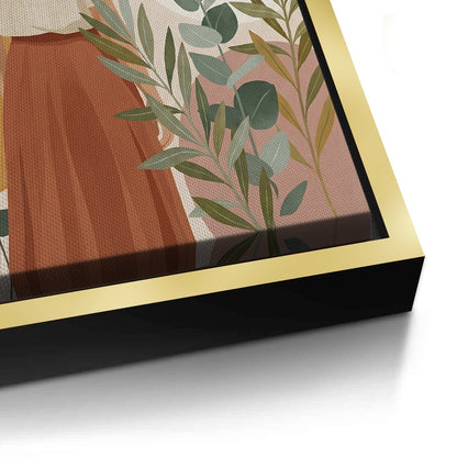 Terracotta Garden Girl - Canvas