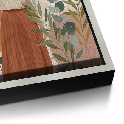 Terracotta Garden Girl - Canvas