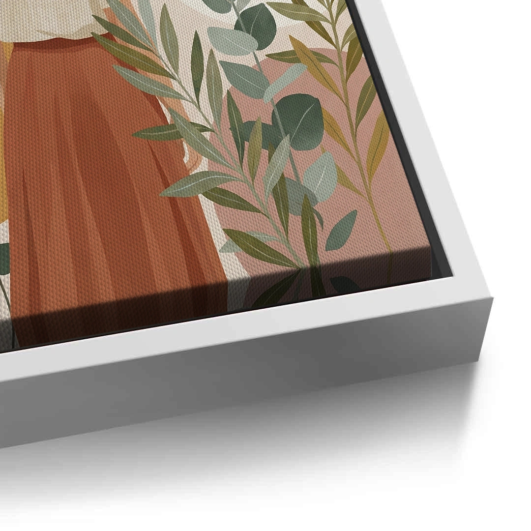 2Terracotta Garden Girl - Canvas