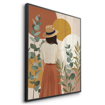 Terracotta Garden Girl - Fine Art