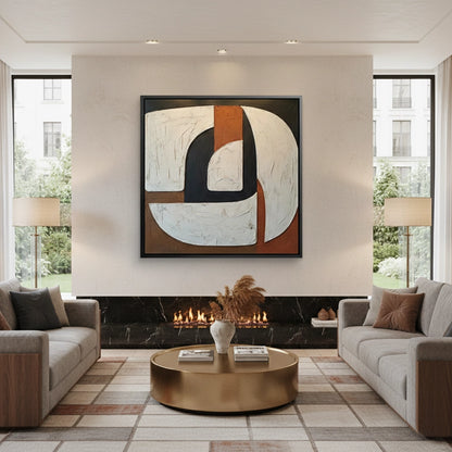 Terracotta Organic Painting #MTOR110