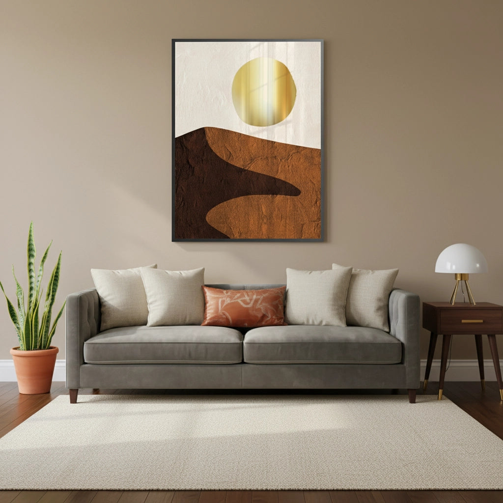 Terracotta Sand Dune - Fine Art - Jasmineart.ae