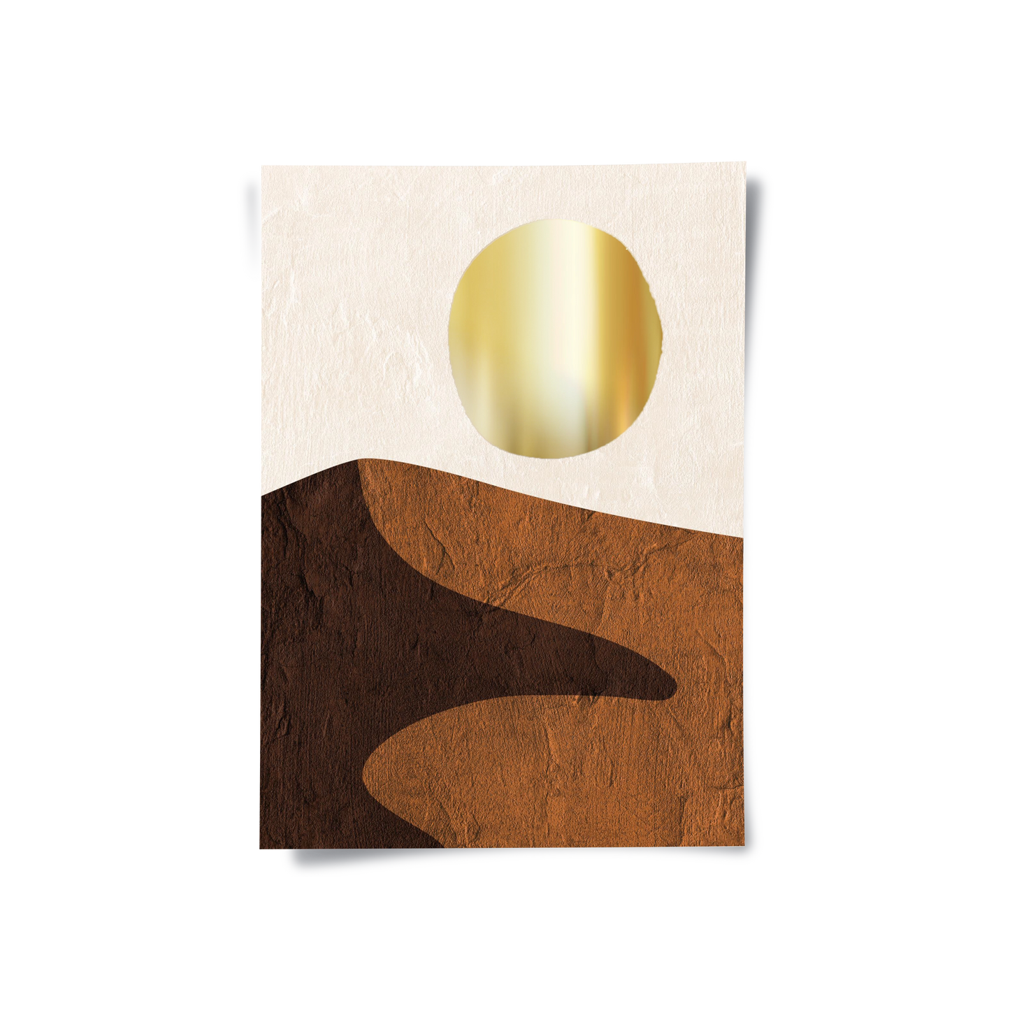 2Terracotta Sand Dune - Poster
