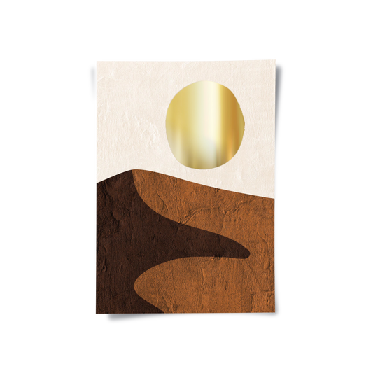 Terracotta Sand Dune - Poster