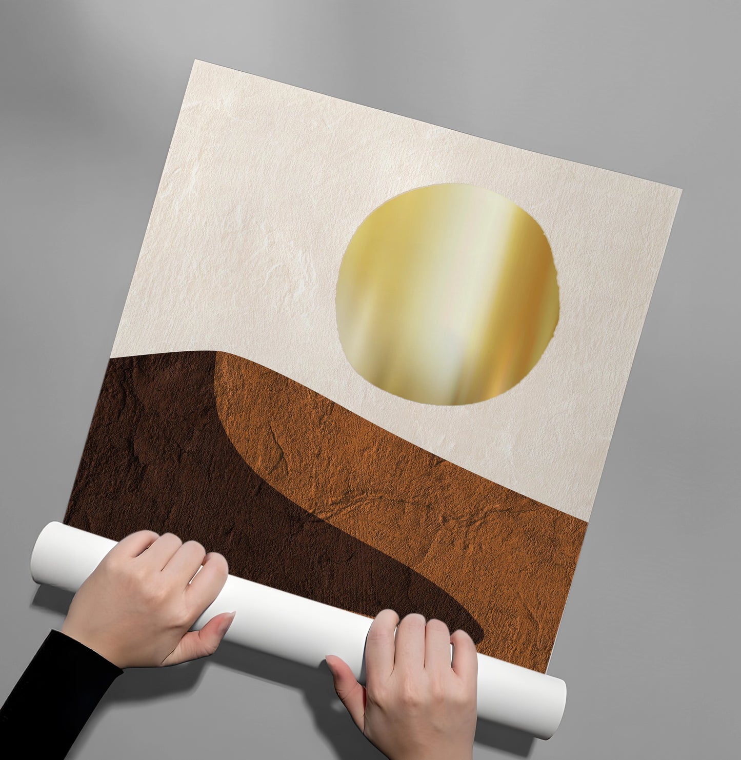 2Terracotta Sand Dune - Poster