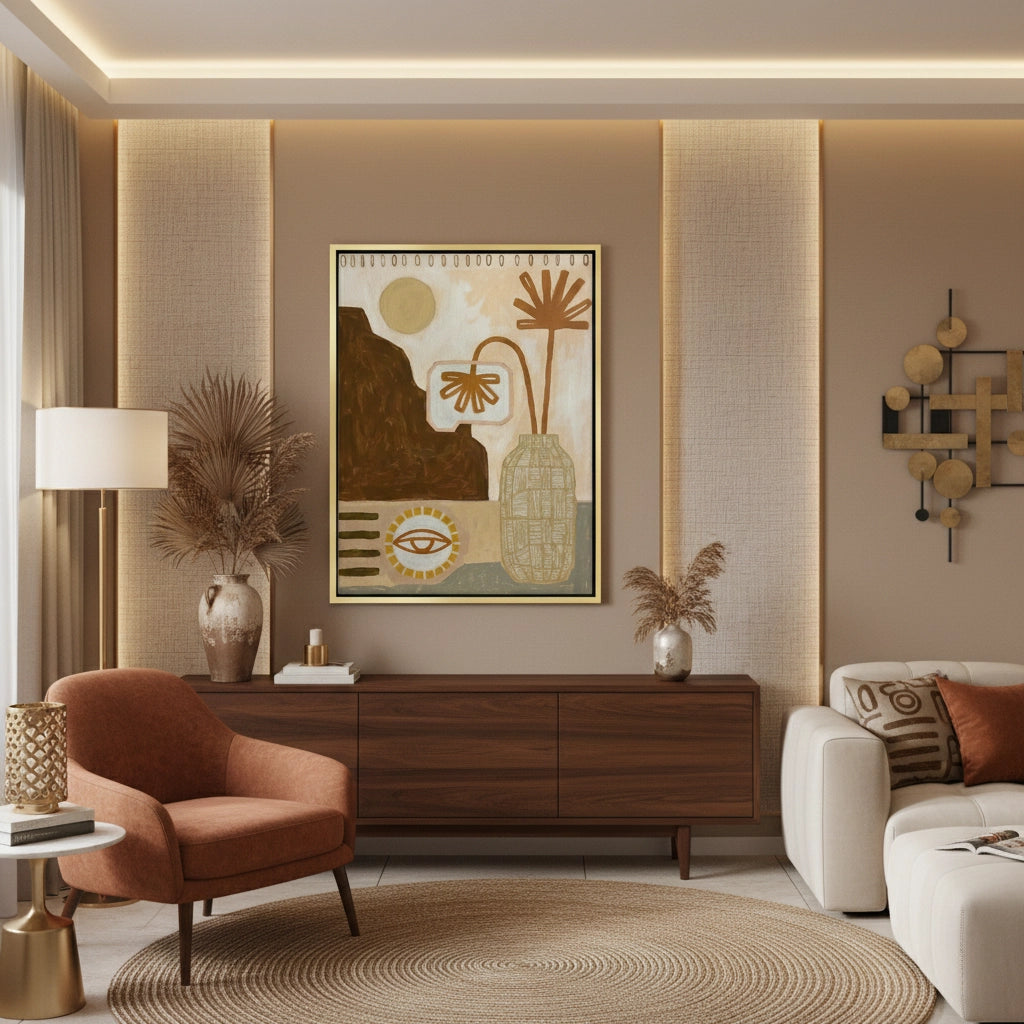 2Terracotta Sunset - Canvas