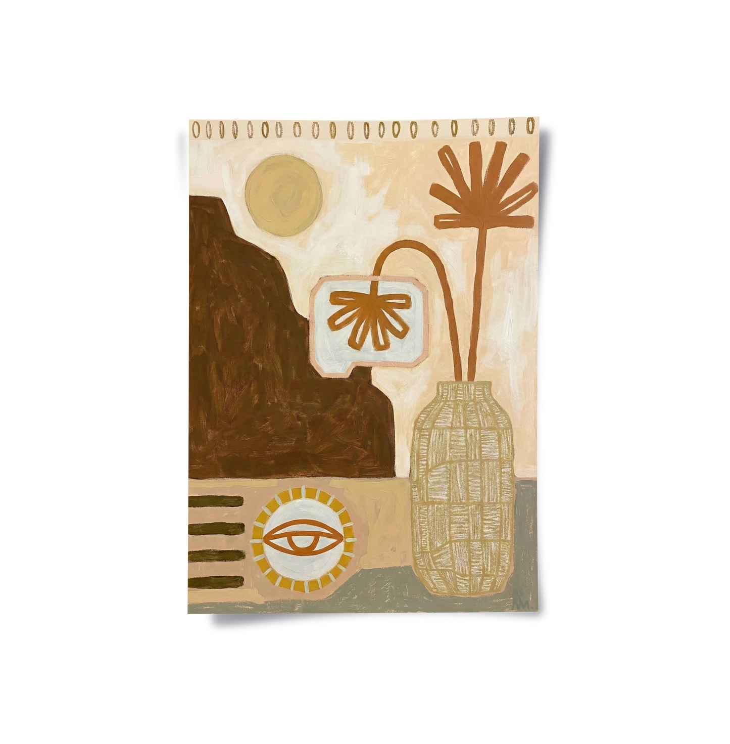 2Terracotta Sunset - Poster