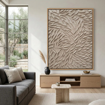 Textured Beige Petals #TBP902