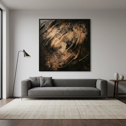 Textured Black Roots Painting #TBRO110