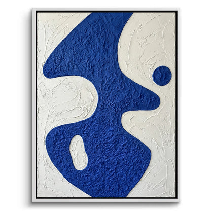Textured Blue Organic Painting #TBOR220