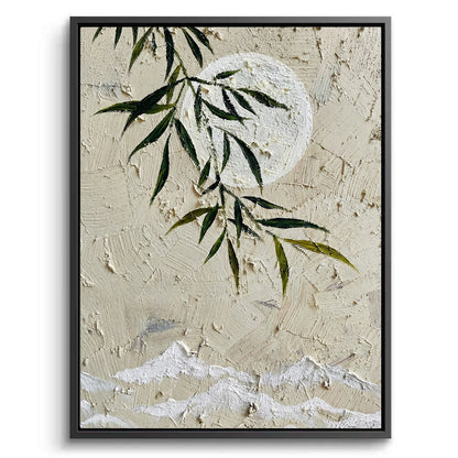 Textured Botanical Lunar Painting #TBLU220