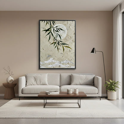 Textured Botanical Lunar Painting #TBLU220