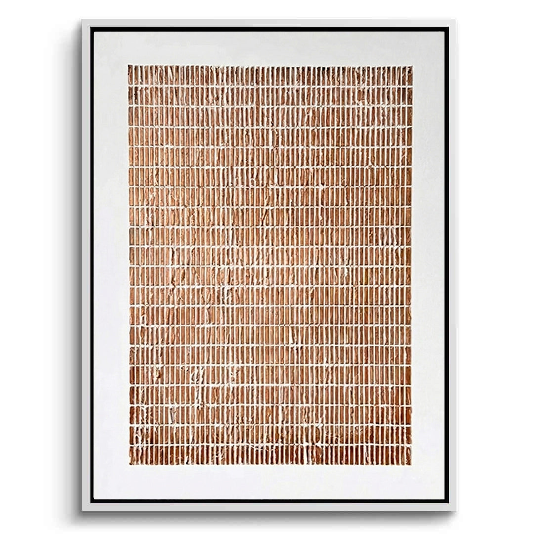 2Textured Bronze Corrugated Painting #TBCO220