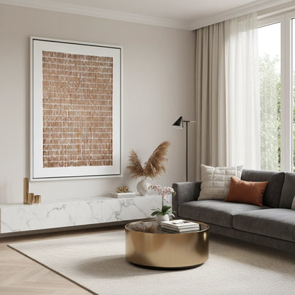 Textured Bronze Corrugated Painting #TBCO220