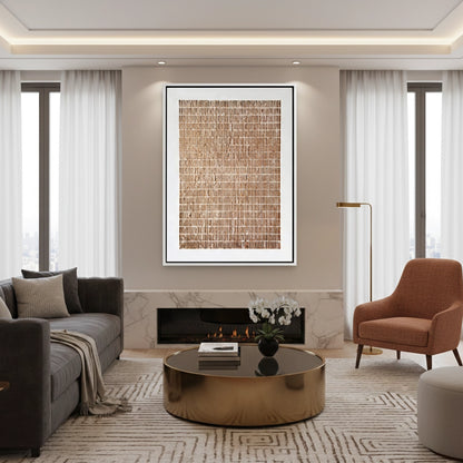 Textured Bronze Corrugated Painting #TBCO220