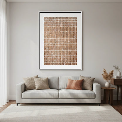 Textured Bronze Corrugated Painting #TBCO220
