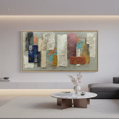 Textured Colorful Block Painting #TCBL110