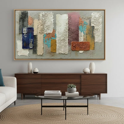 Textured Colorful Block Painting #TCBL110