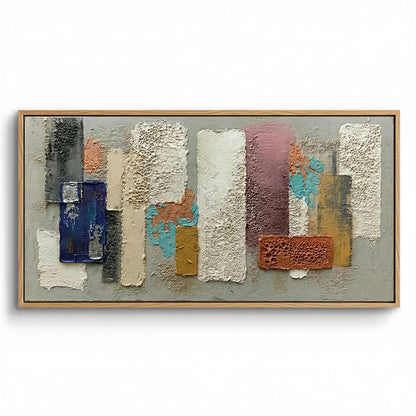 Textured Colorful Block Painting #TCBL110