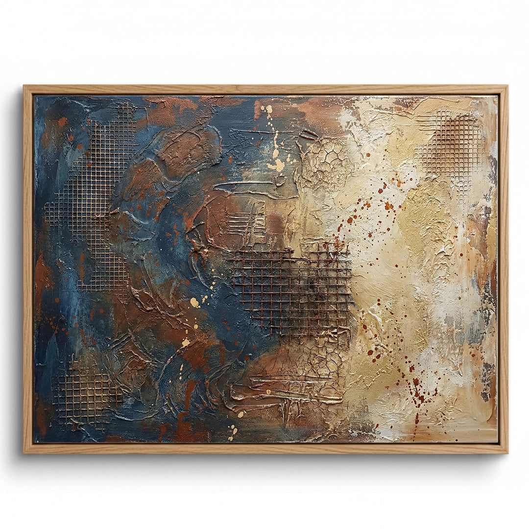 2Textured Earthy Mixed-Media Painting #TEMM220