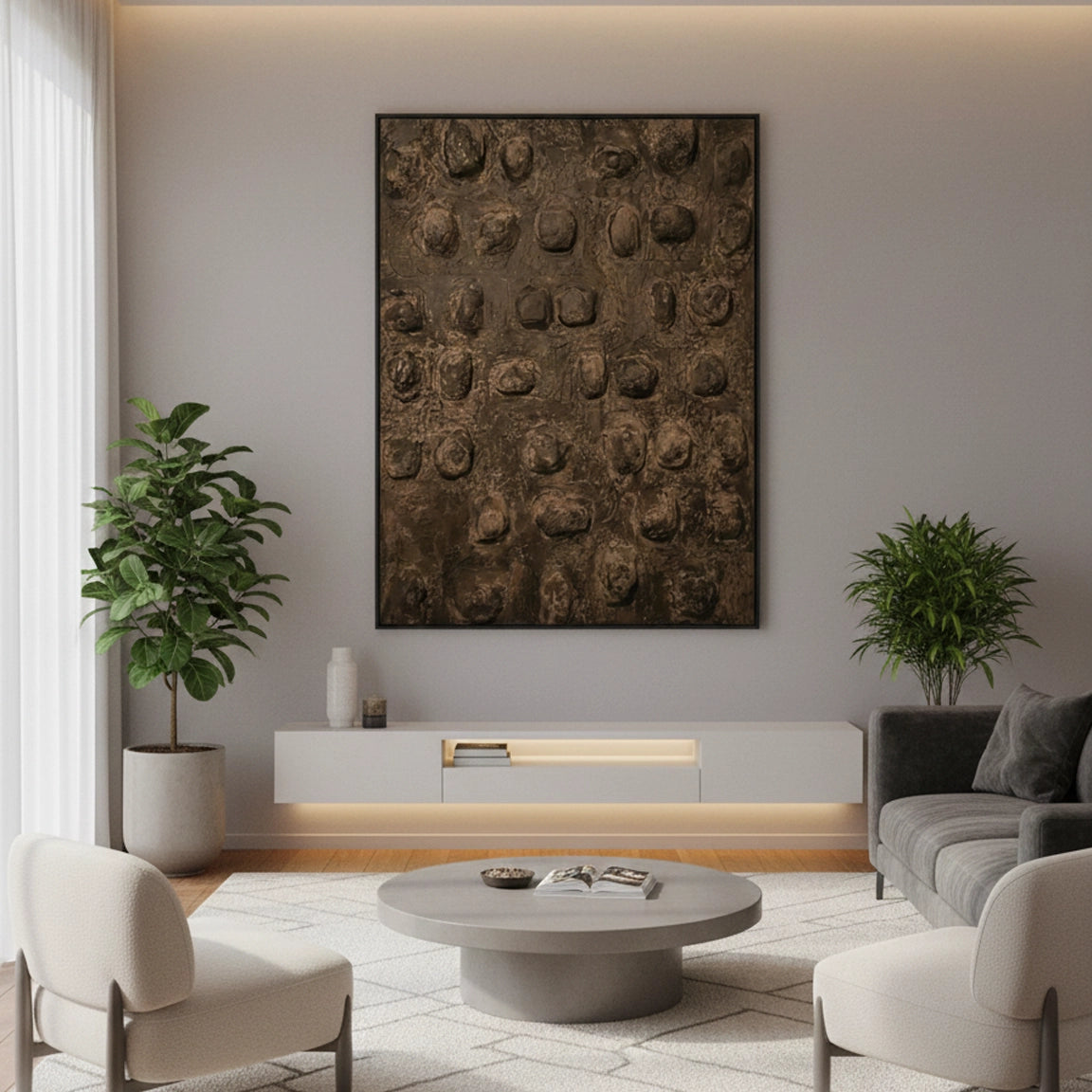 2Textured Earthy Node Painting #TENO220