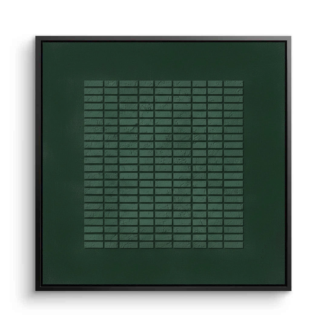 2Textured Emerald Mosaic Painting #TEMO220