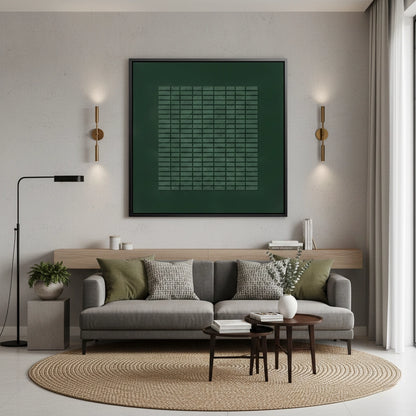 Textured Emerald Mosaic Painting #TEMO220
