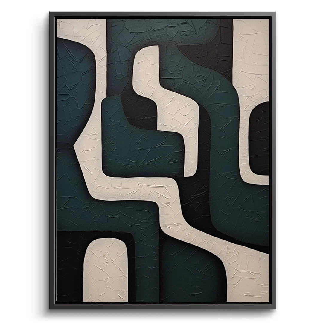 2Textured Emerald Path Painting #TEPA220