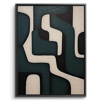 Textured Emerald Path Painting #TEPA220