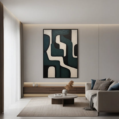Textured Emerald Path Painting #TEPA220