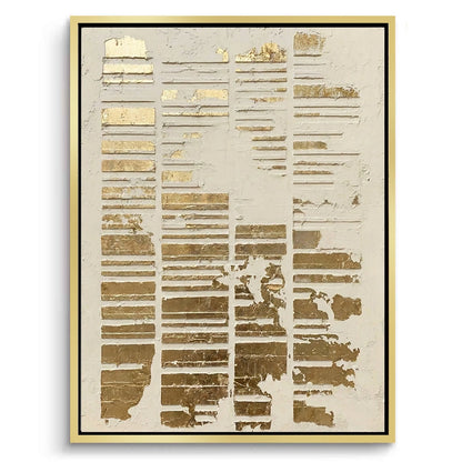 Textured Gold Column Painting #TGCO110