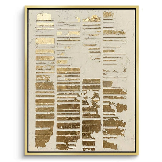 Textured Gold Column Painting #TGCO110