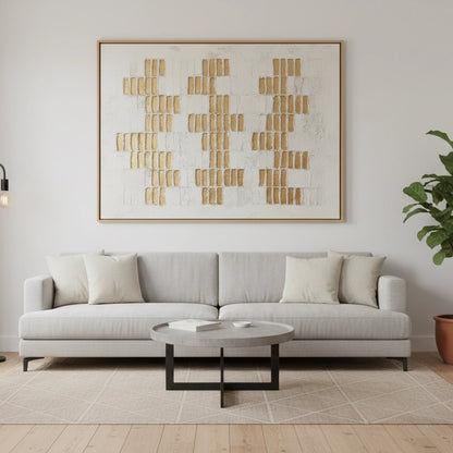 Textured Gold Mosaic Painting #TGMO110