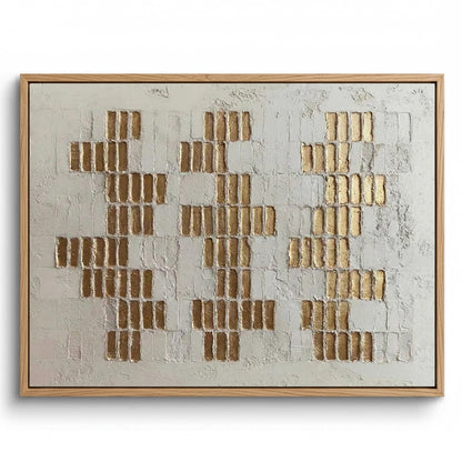 Textured Gold Mosaic Painting #TGMO110