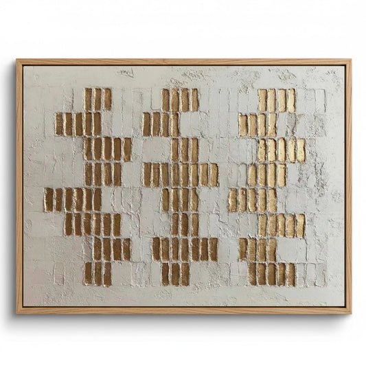 Textured Gold Mosaic Painting #TGMO110