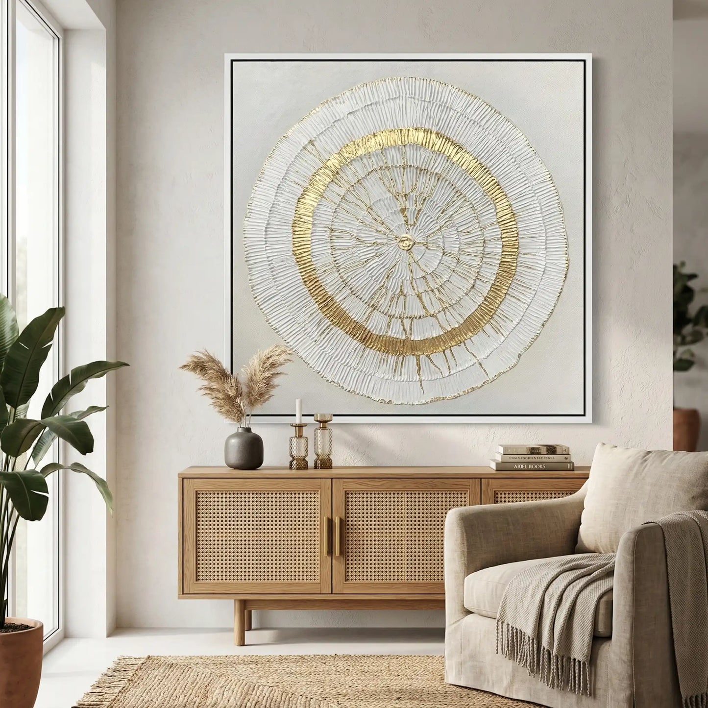 2Textured Gold Sunburst #GSR001