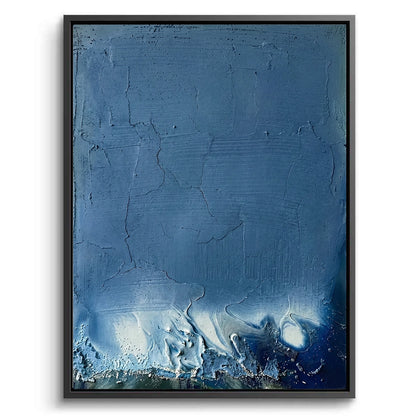 Textured Indigo Abyss Painting #TIAB220