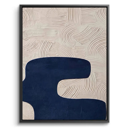 Textured Indigo Figure Painting #TIFI220