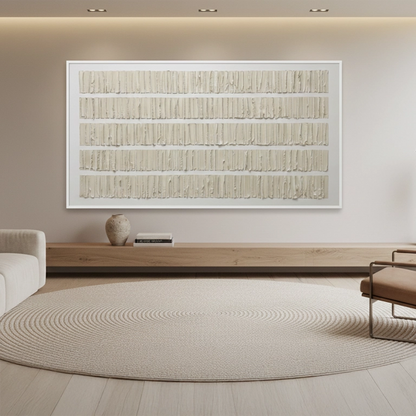 Textured Ivory Bar Painting #TIBA220