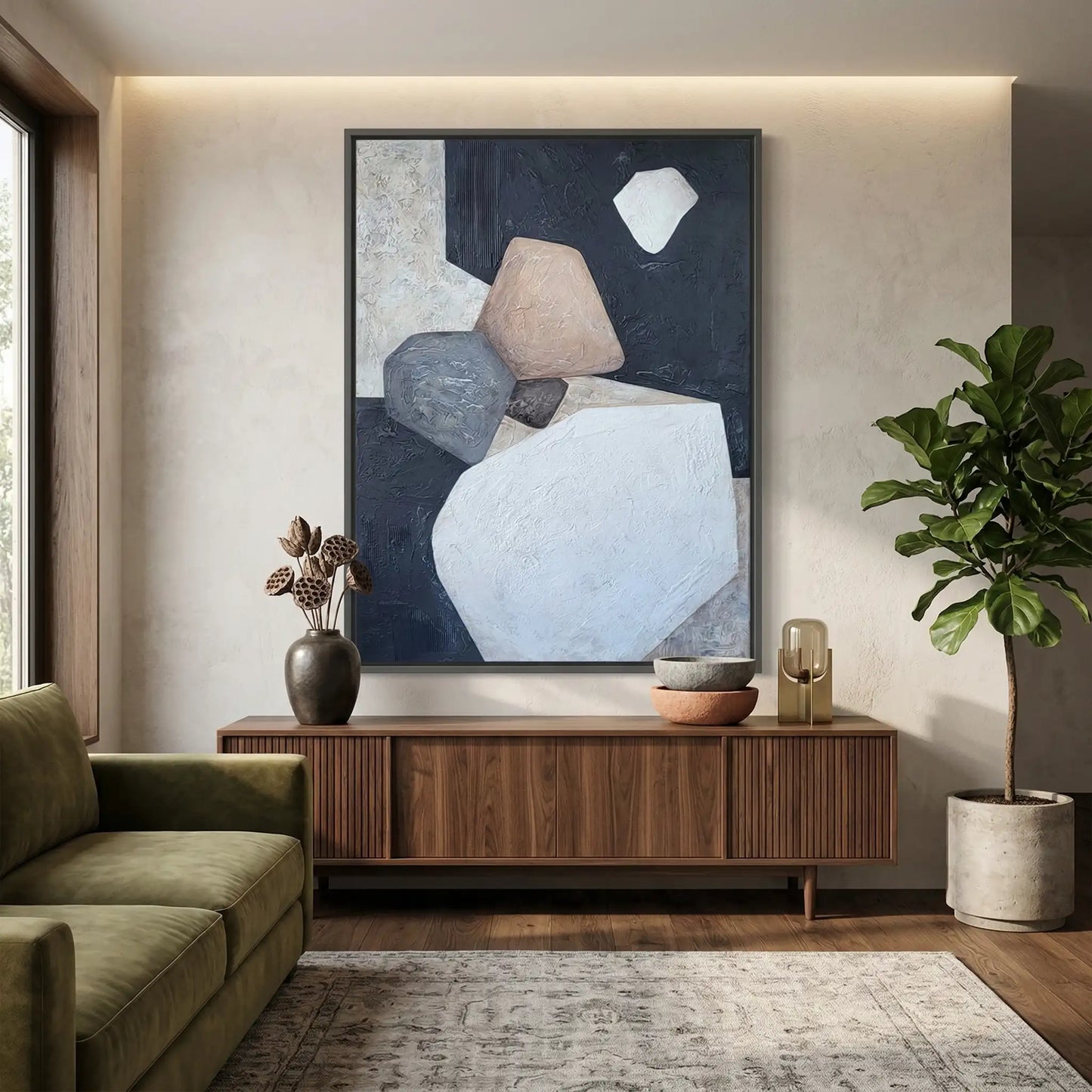 2Textured Neutral Boulders #TNB925