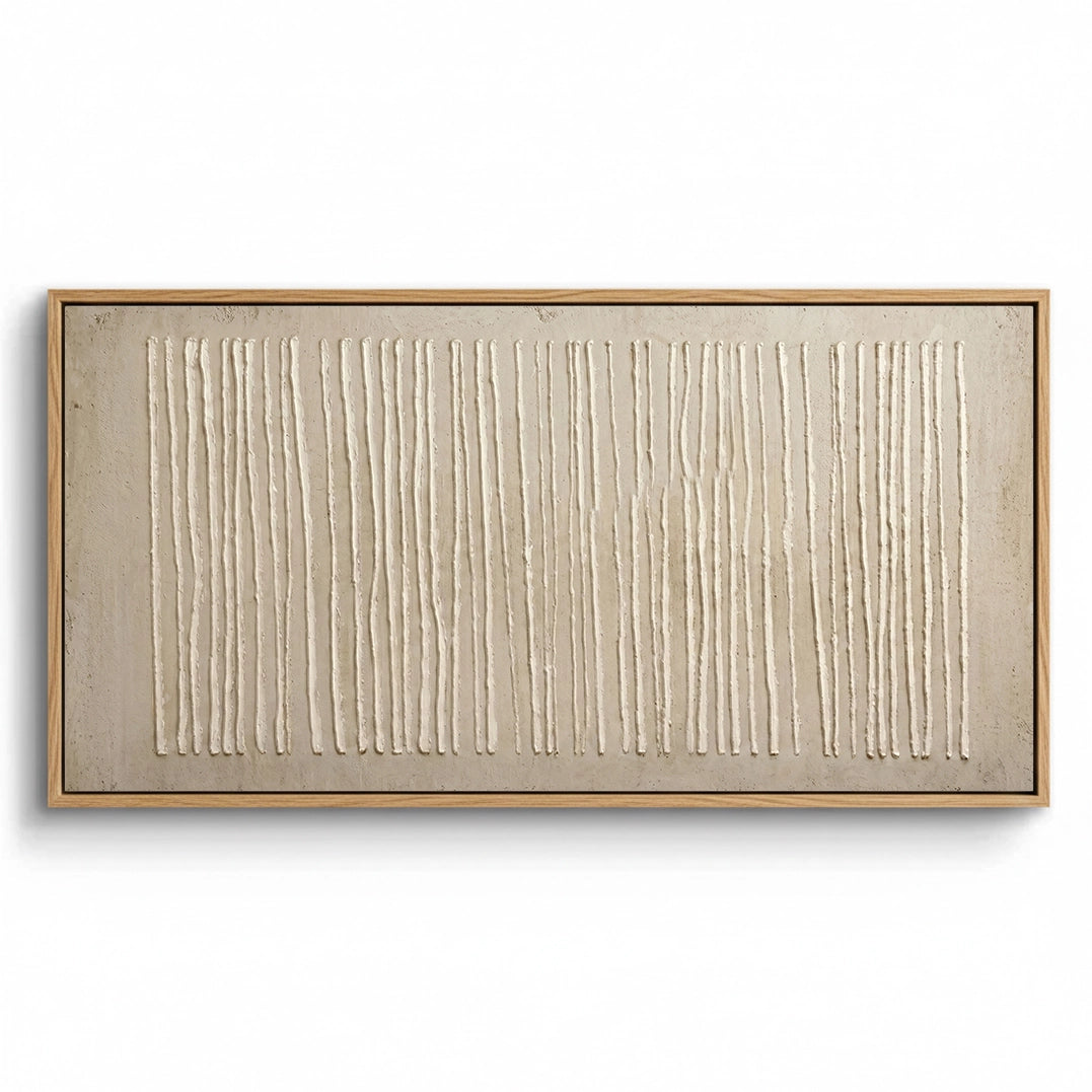 2Textured Neutral Stripe Painting #TNST220