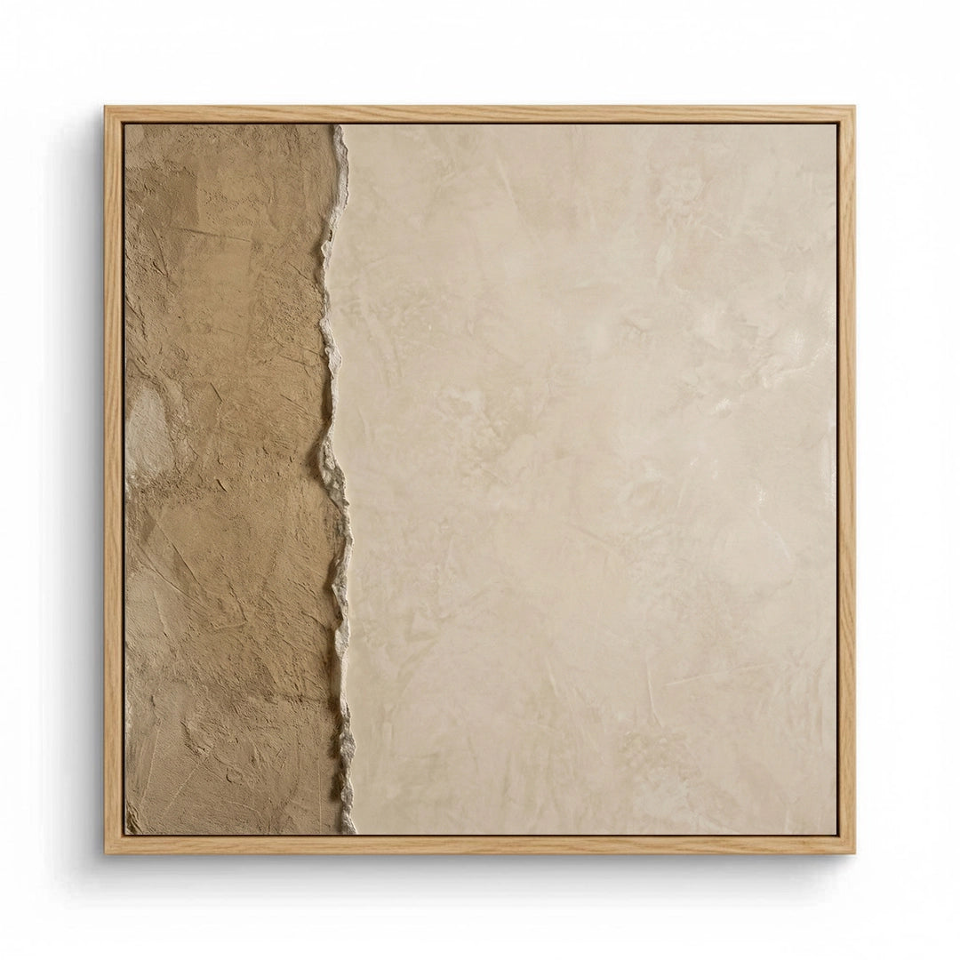 2Textured Ochre Divide Painting #TODI220