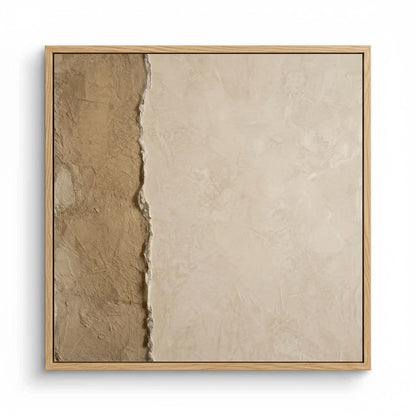 Textured Ochre Divide Painting #TODI220
