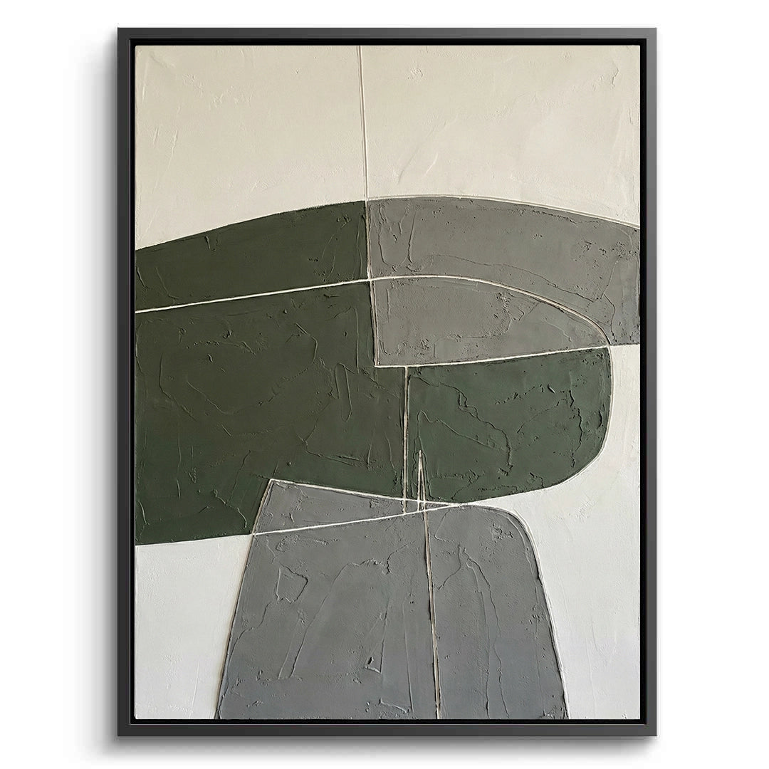 2Textured Olive Organic Painting #TOOR220